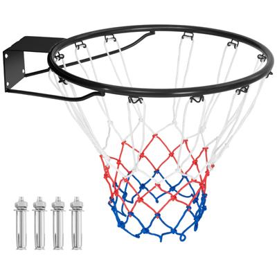 Φ45cm Basketbalhoepel voor Wandmontage met All-Weather Net Stevige Universele Basketbalrand voor Gebruik Binnen en Buiten