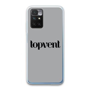Topvent Grijs Zwart: Xiaomi Redmi 10 Transparant Hoesje