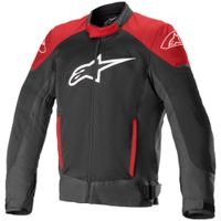 ALPINESTARS T-SP X Superair Jacket, Doorwaai motorjas heren, Zwart-Helder Rood