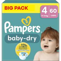 Pampers - Baby Dry - Maat 4 - Big Pack - 60 stuks - 9/14 KG - thumbnail