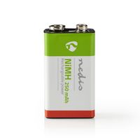 Nedis BANM9HF91B huishoudelijke batterij Oplaadbare batterij 9V Nikkel-Metaalhydride (NiMH)