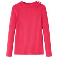VidaXL Kindershirt met lange mouwen 128 felroze