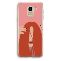 Woke up like this: Samsung Galaxy J6 (2018) Transparant Hoesje - thumbnail