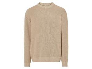 LIVERGY Gebreide heren trui (Beige, M)