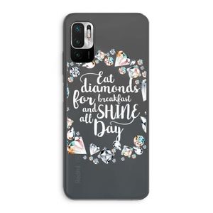 Diamonds: Xiaomi Redmi Note 10 5G Transparant Hoesje
