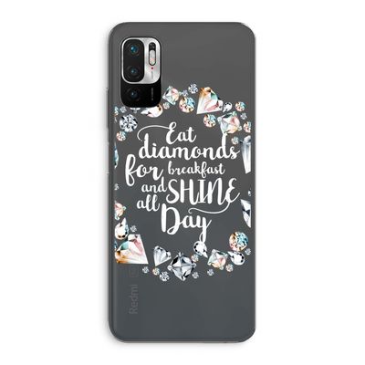 Diamonds: Xiaomi Redmi Note 10 5G Transparant Hoesje