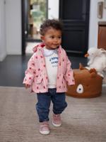 Regenjas met capuchon babymeisje rozen