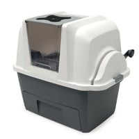 Cat It - SmartSift kattentoilet incl 4 afvalzakken - Antraciet/wit Cat It - SmartSift kattentoilet incl 4 afvalzakken - Antraciet/wit