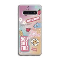 Positivity: Samsung Galaxy S10 4G Transparant Hoesje