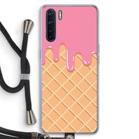 Ice cream: Oppo A91 Transparant Hoesje met koord
