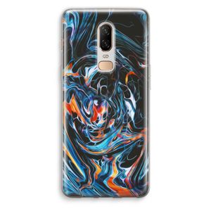 Black Unicorn: OnePlus 6 Transparant Hoesje