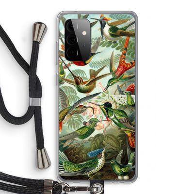 Haeckel Trochilidae: Samsung Galaxy A72 5G Transparant Hoesje met koord