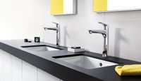 Hansgrohe Focus Highriser Wastafelkraan 190 Met Waste Chroom - thumbnail