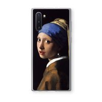 The Pearl Earring: Samsung Galaxy Note 10 Transparant Hoesje
