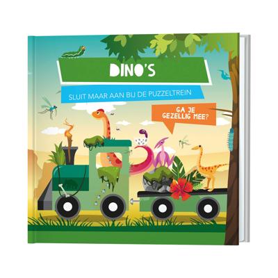Boek en Puzzeltrein Dino&apos;s