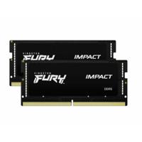 Kingston FURY Impact Werkgeheugenset voor laptop DDR5 32 GB 2 x 16 GB Non-ECC 5600 MHz 262-pins SO-DIMM CL40 KF556S40IBK2-32 - thumbnail