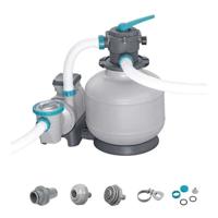 Zandfilter/filtratiepomp voor zwembaden tot 66 m3 - Bestway - 11.355 L/u - Met voorfilter - thumbnail