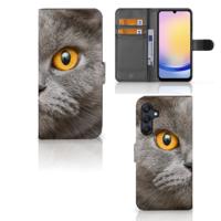 Telefoonhoesje | Met pasjeshouder | Samsung Galaxy A25 Britse Korthaar
