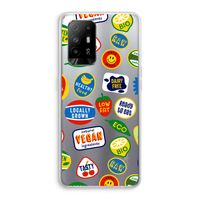 Fruitsticker: Oppo A95 5G Transparant Hoesje