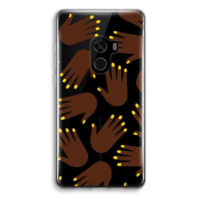 Hands dark: Xiaomi Mi Mix 2 Transparant Hoesje