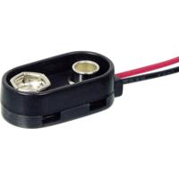 Beltrona 9V-I-Clip-S Batterijclip 1 9V (blok) Drukknopaansluiting (l x b x h) 26 x 13 x 8 mm - thumbnail