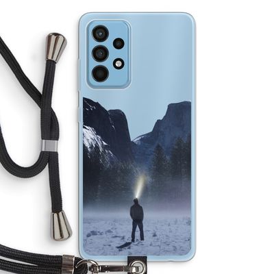 Wanderlust: Samsung Galaxy A52 Transparant Hoesje met koord