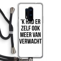 Meer verwacht: OnePlus 8 Pro Transparant Hoesje met koord