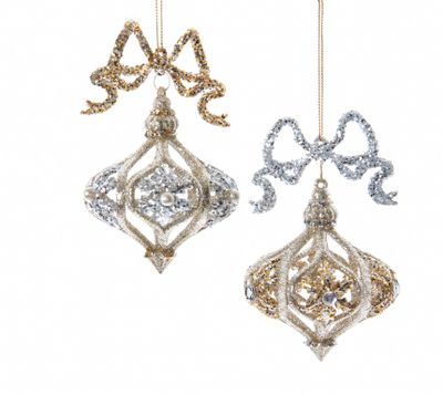 Ornament plc goud/zilver l11 cm Kurt S. Adler - Kurt s adler Ornament plc goud/zilver l11 cm Kurt S. Adler - Kurt s adler