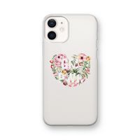GRL PWR Flower: iPhone 12 mini Transparant Hoesje