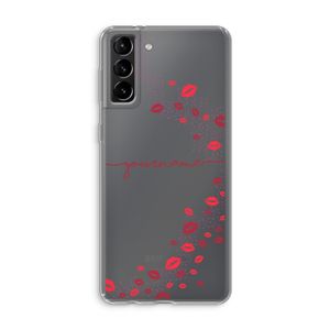 Kusjes: Samsung Galaxy S21 Plus Transparant Hoesje