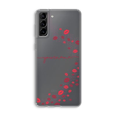 Kusjes: Samsung Galaxy S21 Plus Transparant Hoesje