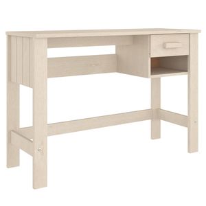 The Living Store HAMAR Bureau - Massief Grenenhout - 110 x 40 x 75 cm - Honingbruin