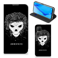 Mobiel BookCase Huawei P40 Lite Skull Hair - thumbnail