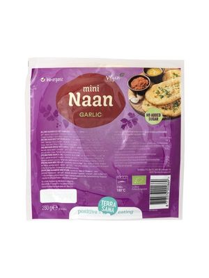 Terrasana Mini-naan knoflook bio (280 gr)