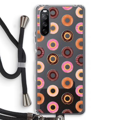 Donuts: Sony Sony Xperia 10 III Transparant Hoesje met koord