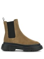 Hogan chunky-sole suede Chelsea boots - Tons neutres