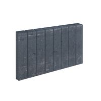 5 stuks! Blokjesband zwart 6x35x50 cm - Gardenlux