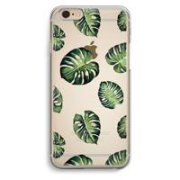 Tropische bladeren: iPhone 6 / 6S Transparant Hoesje