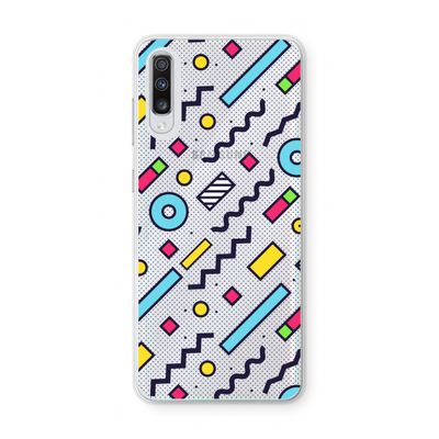 8-bit N°8: Samsung Galaxy A70 Transparant Hoesje