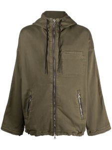Diesel veste à logo brodé - Vert