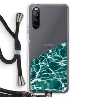 Weerkaatsing water: Sony Sony Xperia 10 III Transparant Hoesje met koord