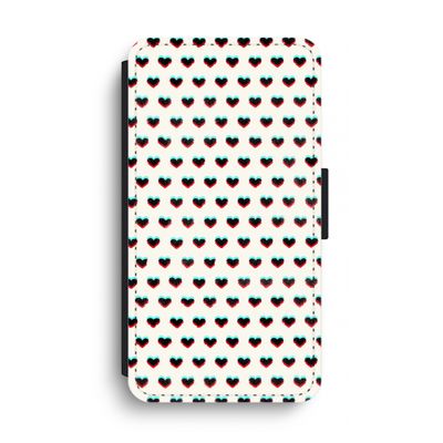 Hartjes: iPhone XS Max Flip Hoesje