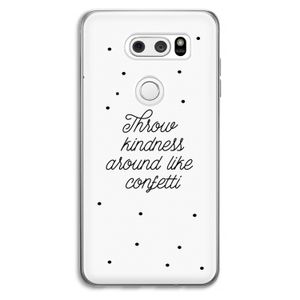 Confetti: LG V30 Transparant Hoesje