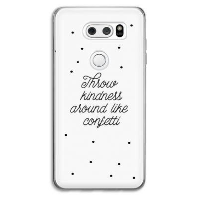 Confetti: LG V30 Transparant Hoesje