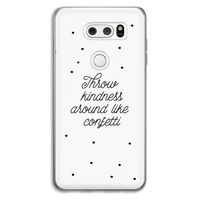 Confetti: LG V30 Transparant Hoesje Confetti: LG V30 Transparant Hoesje