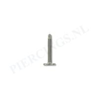 Staafje labret 1.2 mm 12 mm