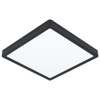 Eglo Vierkante plafondlamp Fueva 5 28,5cm - 4000K zwart 99257