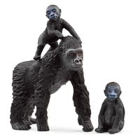 Schleich wildlife gorilla familie 42601