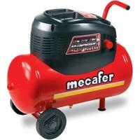 Luchtcompressor MECAFER 1,5 cv 24 L Rood