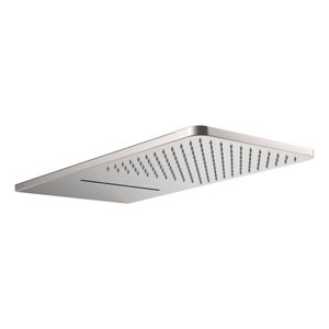 Hoofddouche Tres Exclusive | 55x28 cm | Met waterval | Rechthoek | RVS look